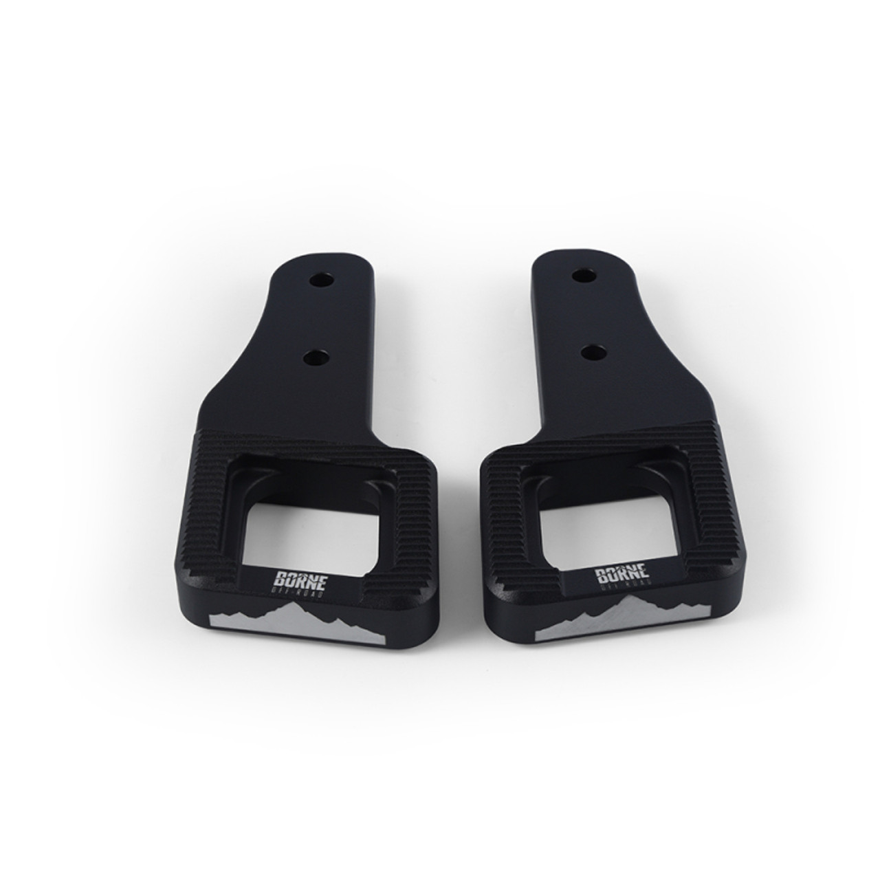 Mishimoto 2017+ Ford Raptor / 2009+ Ford F150 Borne Off-Road Billet Tow Hooks - Black - BNTH-F150-17BK Photo - Primary