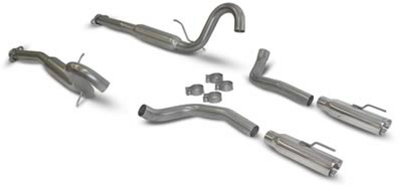 SLP 1999-2004 Ford Mustang 4.6L LoudMouth II Cat-Back Exhaust System - M31007A