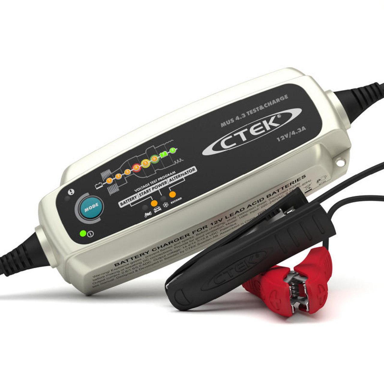  CTEK Battery Charger - MUS 4.3 Test & Charge - 12V - 56-959 