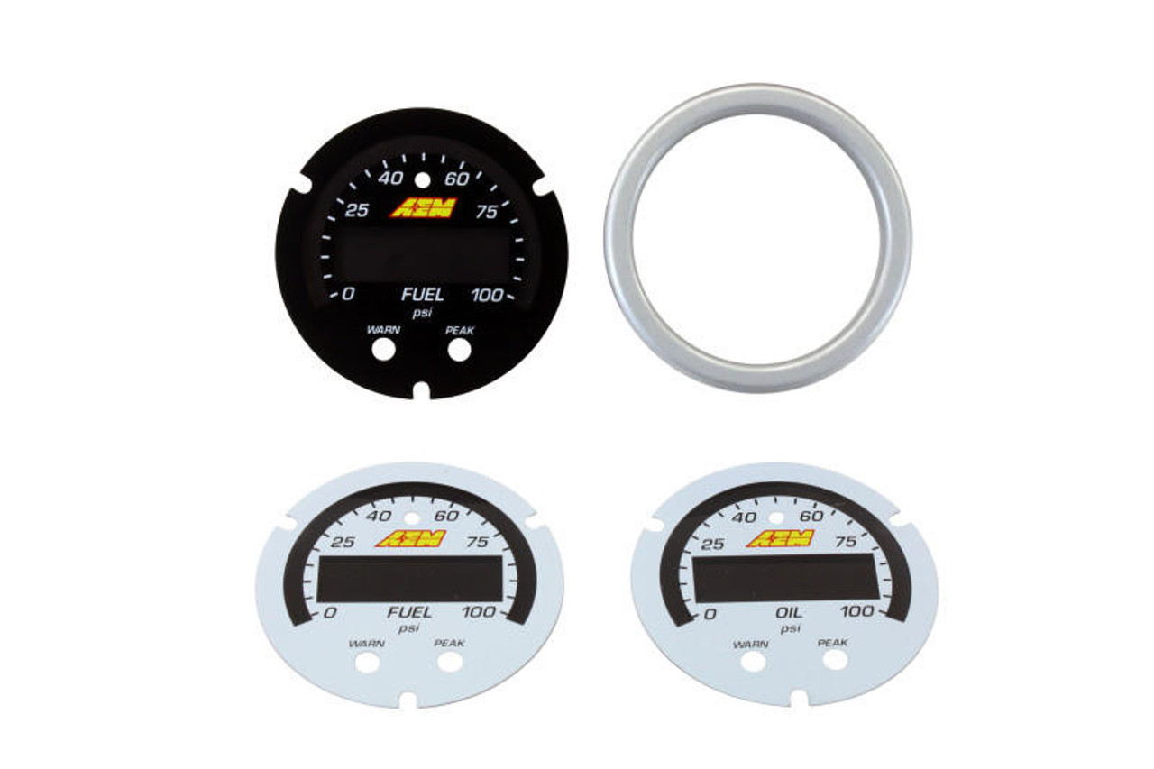  AEM X-Series Pressure Gauge Accessory Kit - 30-0301-ACC 