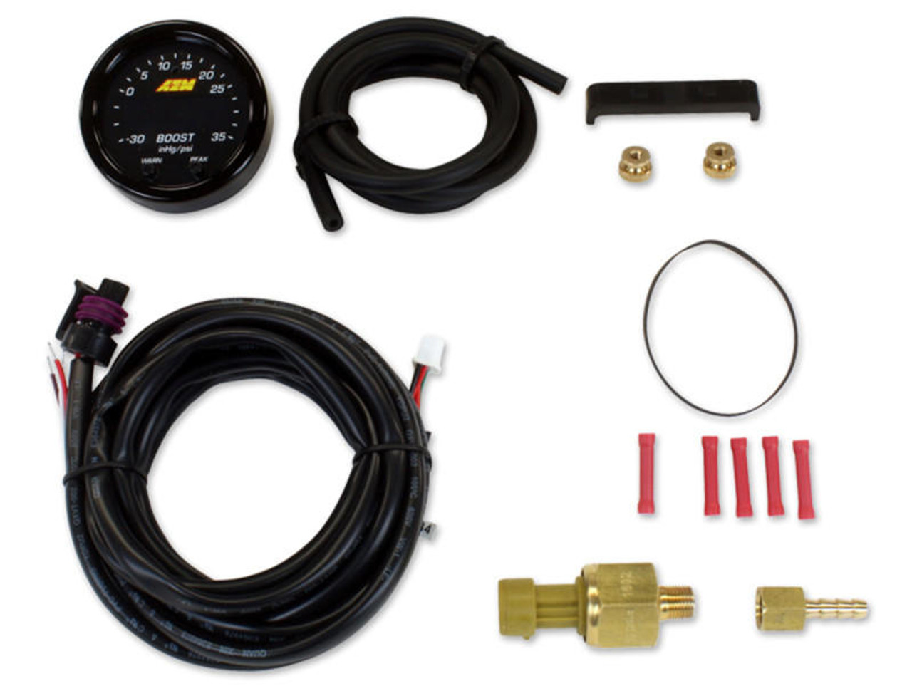  AEM X-Series Boost Pressure -30inHg 60psi Gauge Kit - 30-0308 