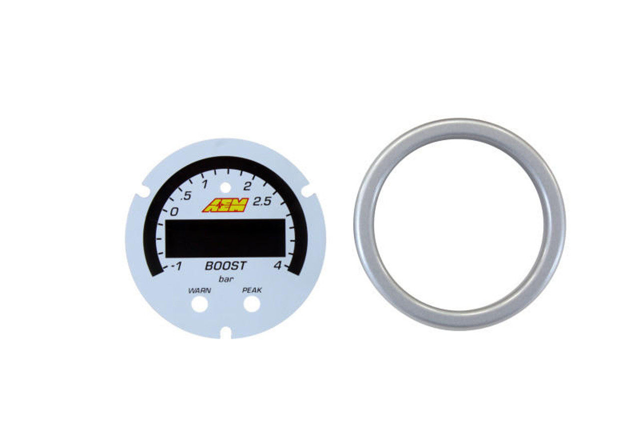  AEM X-Series Boost Pressure -30inHg 60psi Gauge Accessory Kit - 30-0308-ACC 