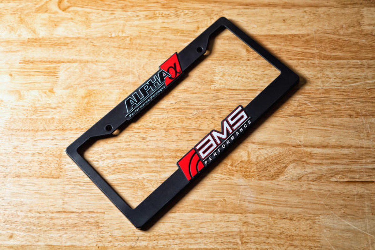  AMS Performance AMS / Alpha License Plate Frame - AMS.00.16.0003-1 