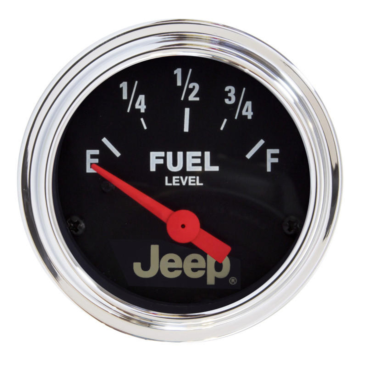  Autometer Jeep 52mm 73 OHMS Empty/8-12 OHMS Full Short Sweep Electronic Fuel Level Gauge - 880428 