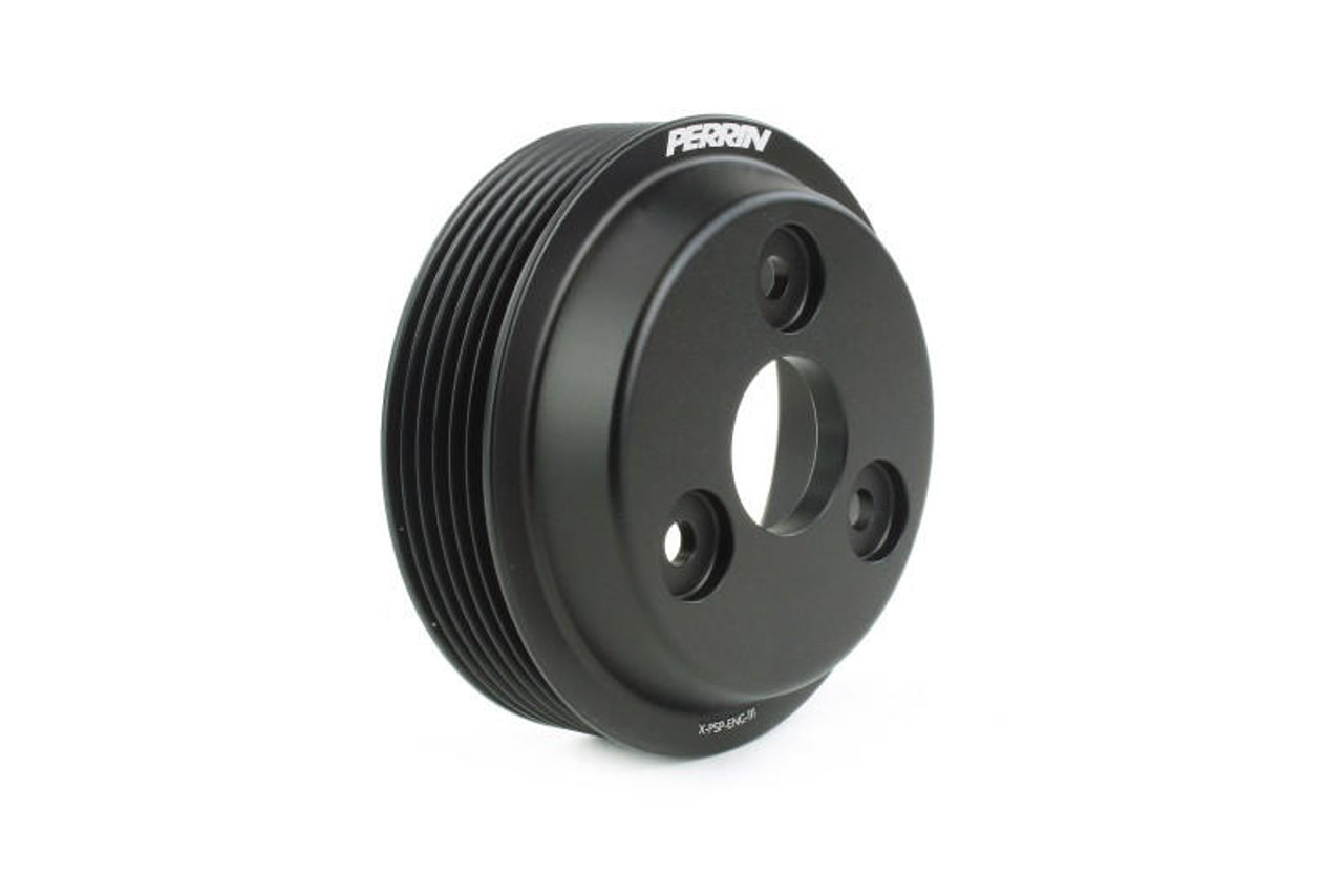 Perrin Performance Perrin 15-21 Subaru WRX Lightweight Water Pump Pulley - Black - PSP-ENG-111BK 