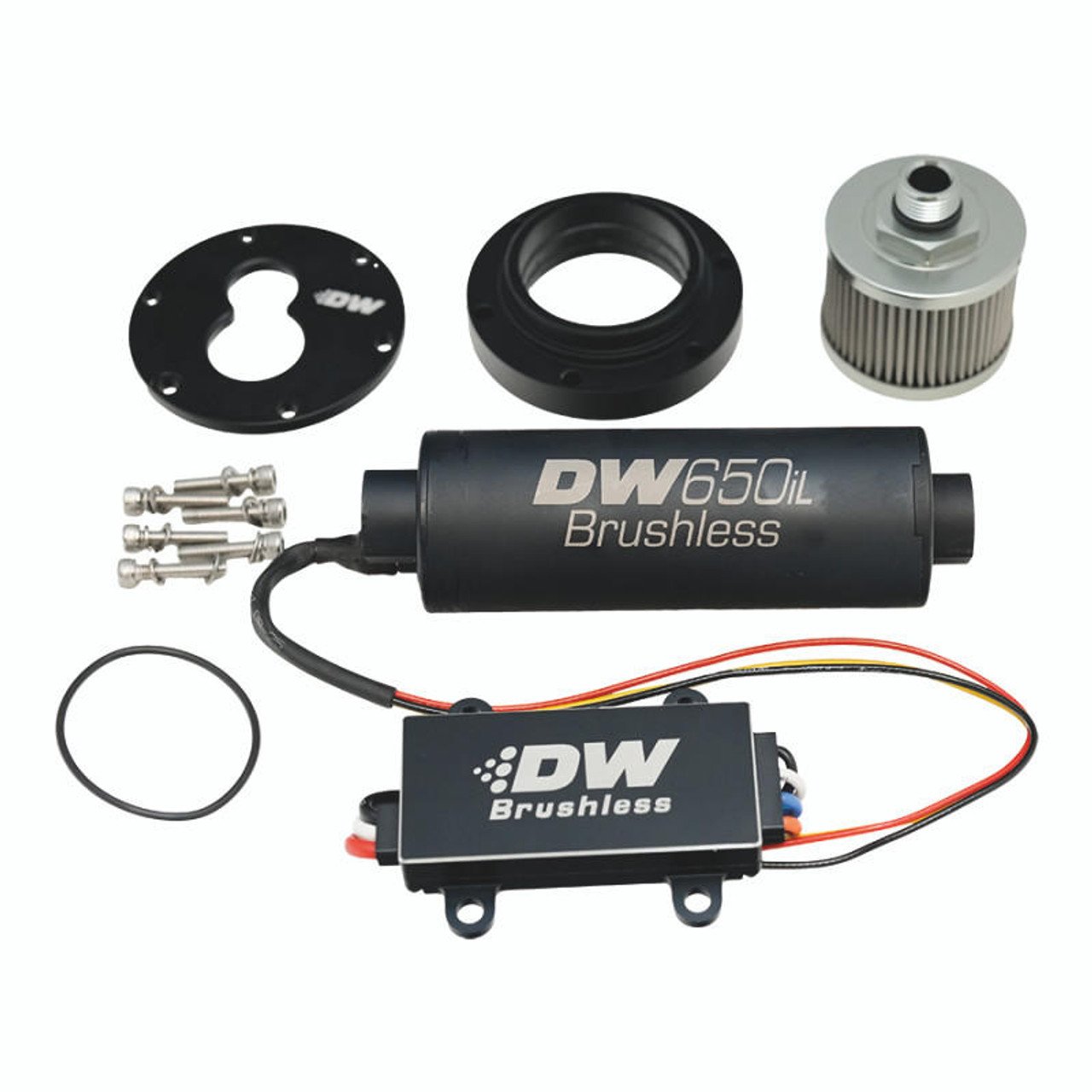  DeatschWerks 3.5L Module Surge Tank In-Tank Pump Adapter w/ DW650iL Brushless/Controller 440lph Pump - 9-650-C105-5009 