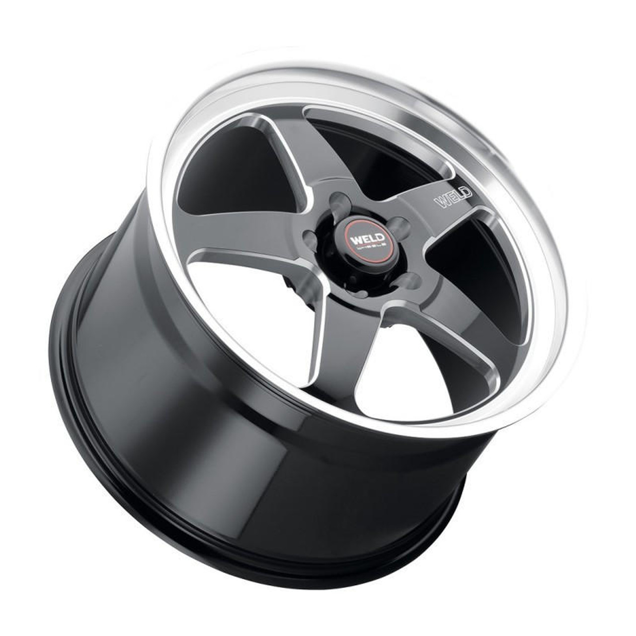  Weld S155 18x10 Ventura Drag 5x120 ET45 BS7.25 Gloss BLK MIL DIA 78.1 - S15580022P45 