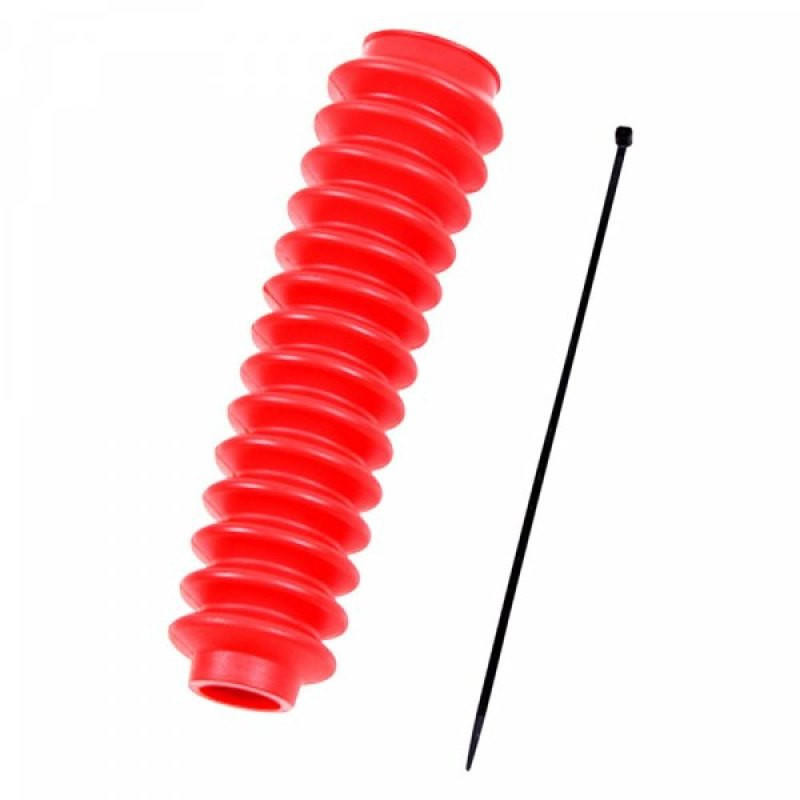  Zone Offroad Shock Boot - Bagged w/ Tie - Red - ZONU3101 