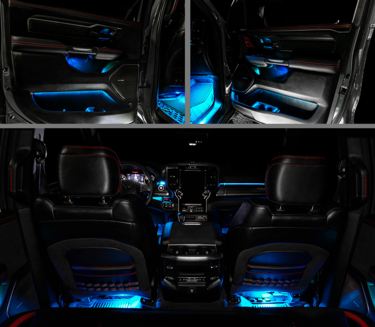 Oracle 19-22 RAM Complete Interior Ambient Lighting ColorSHIFT RGB Conversion Kit - 4235-333 Photo - lifestyle view