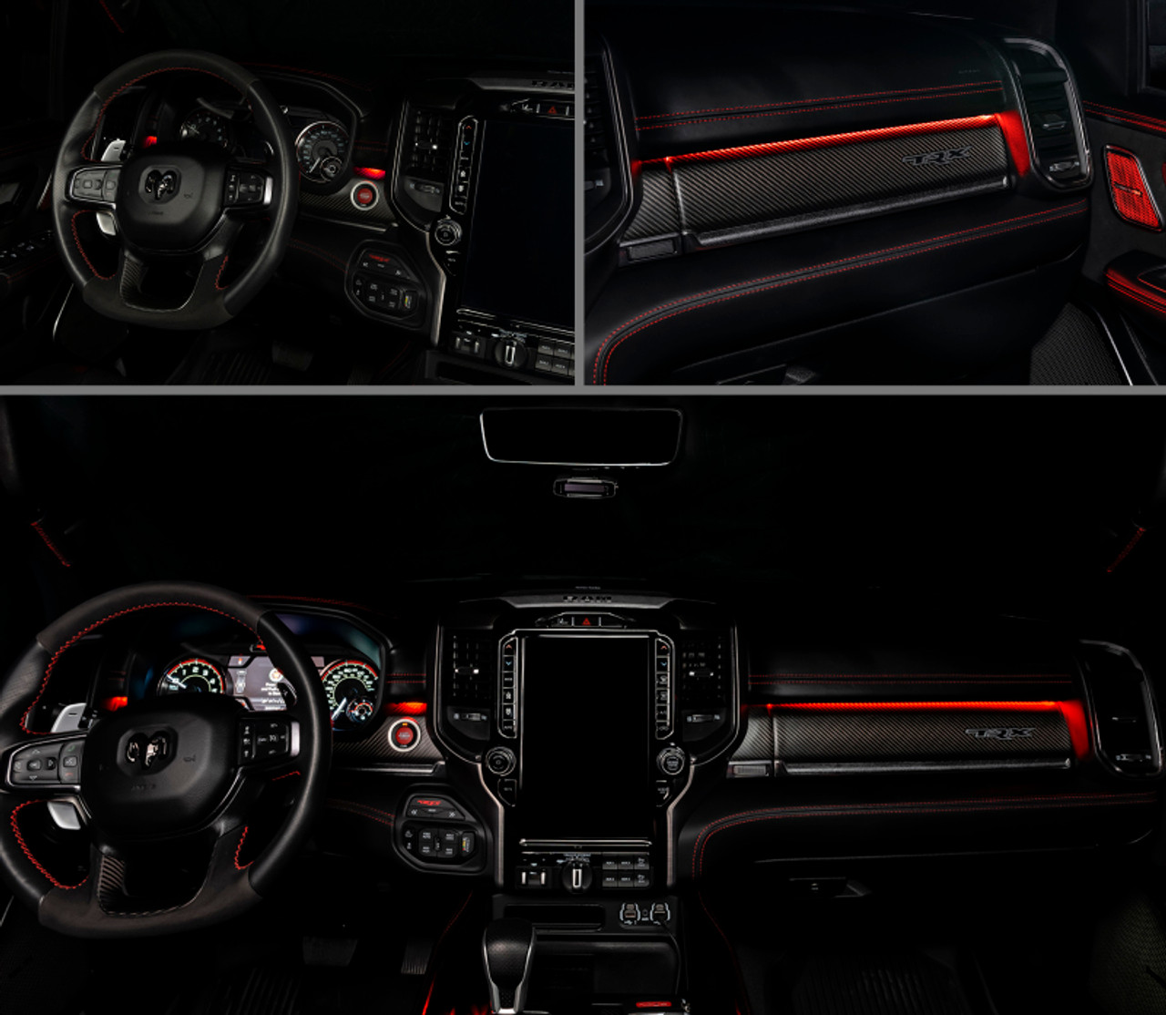 Oracle 19-22 RAM Complete Interior Ambient Lighting ColorSHIFT RGB Conversion Kit - 4235-333 Photo - lifestyle view