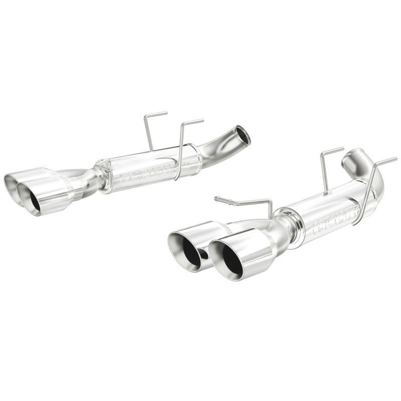 Magnaflow MagnaFlow 12 Ford Mustang V8 5.0L Dual Split Rear Exit Axle-Back Stainless Cat Back Perf Exhaust - 15077 