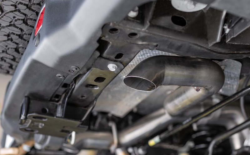 Magnaflow MagnaFlow 11 Ford F-150 3.5L Turbocharged SS Catback Exhaust w/ 3in SS Turn Down Tip - 17124 