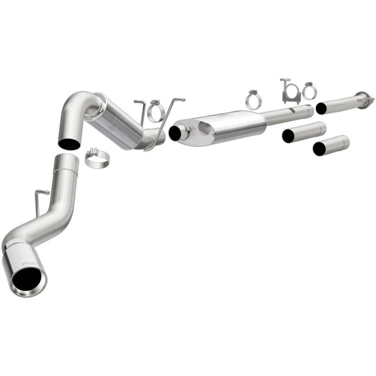 Magnaflow MagnaFlow Stainless Cat-Back Exhaust 2015 Chevy Silverado 2500HD 6.0L P/S Rear Exit 5in - 19026 