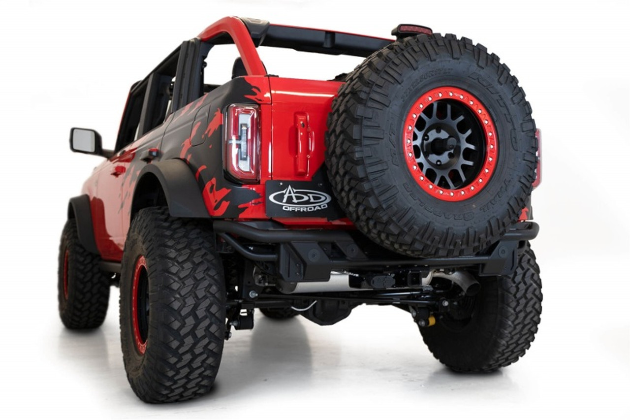 Addictive Desert Designs 21-22 Ford Bronco Pro Bolt-On Rear Bumper - R23857NA0103 Photo - Mounted