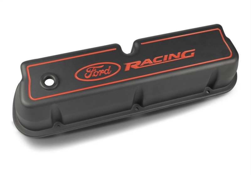 Ford Racing Logo Die-Cast Black Valve Covers - 302-003 Photo - Unmounted