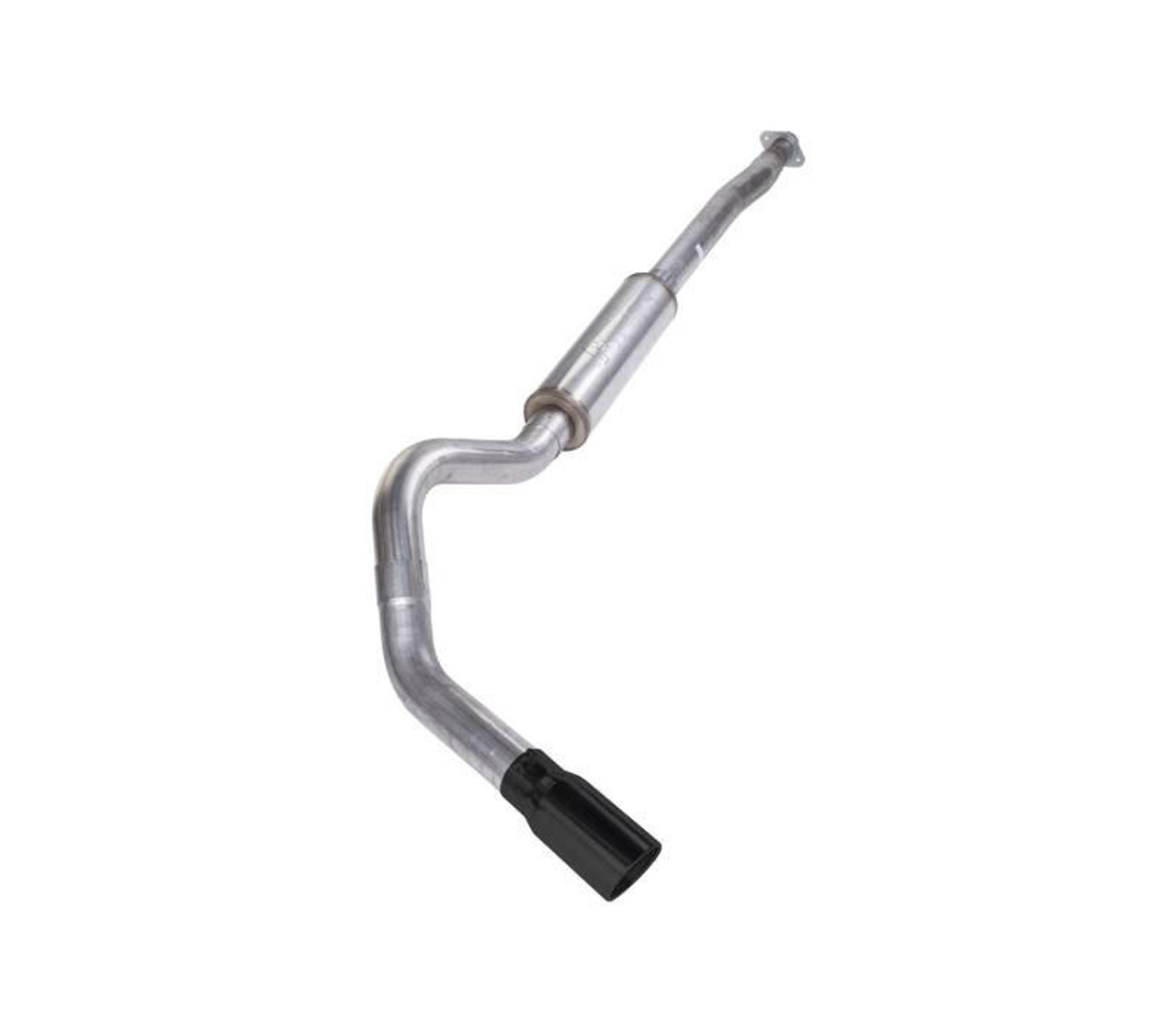 Pypes Performance Exhaust Cat Back Exhaust System 11-20 Ford F150 Single Side Exit 4 in Intermediate And Tail Pipe Violator Muffler/Hardware/5 in Black Tip Incl Natural Finish 409 Stainless Steel Pypes Exhaust