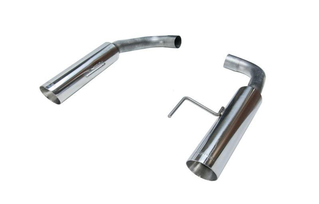 Pypes Performance Exhaust Pype Bomb Series Axle Back Exhaust System 15-17 Mustang GT Split Rear Dual Exit 4 in Polished Tips Hardware Not Incl Polished 304 Stainless Steel Pypes Exhaust
