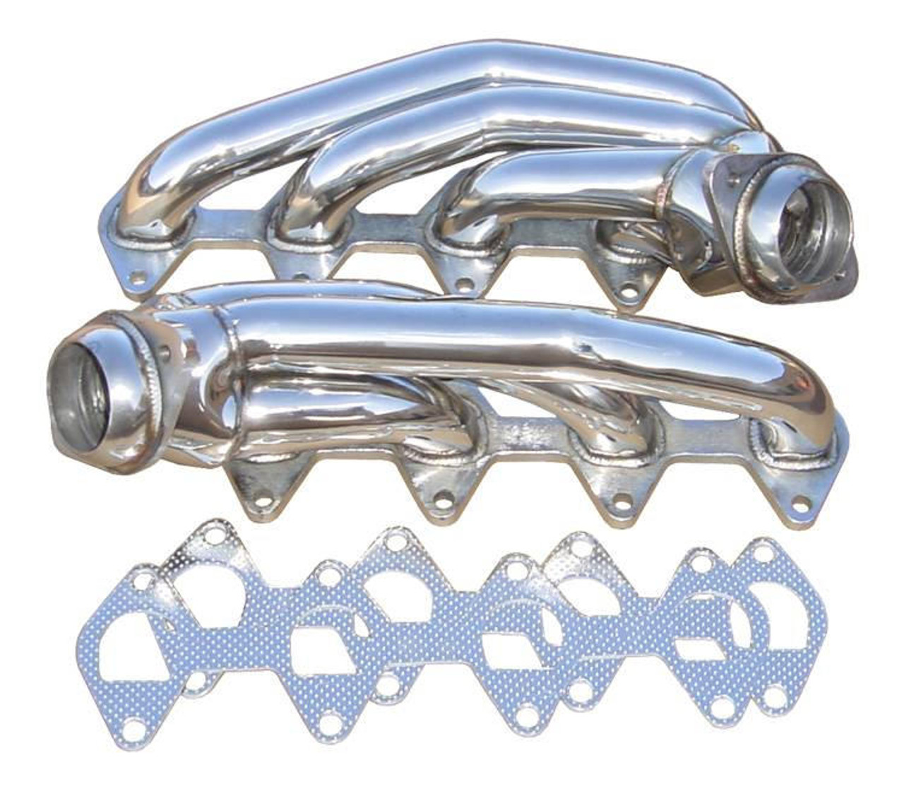 Pypes Performance Exhaust Shorty Exhaust Header 05-10 Mustang GT Hardware/Gaskets Incl Polished 304 Stainless Steel Pypes Exhaust