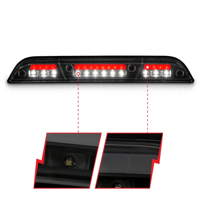 ANZO 15-20 Ford F-150 - F-450 LED Third Brake Light - Black Housing/Smoke Lens - 531112 Photo - Unmounted