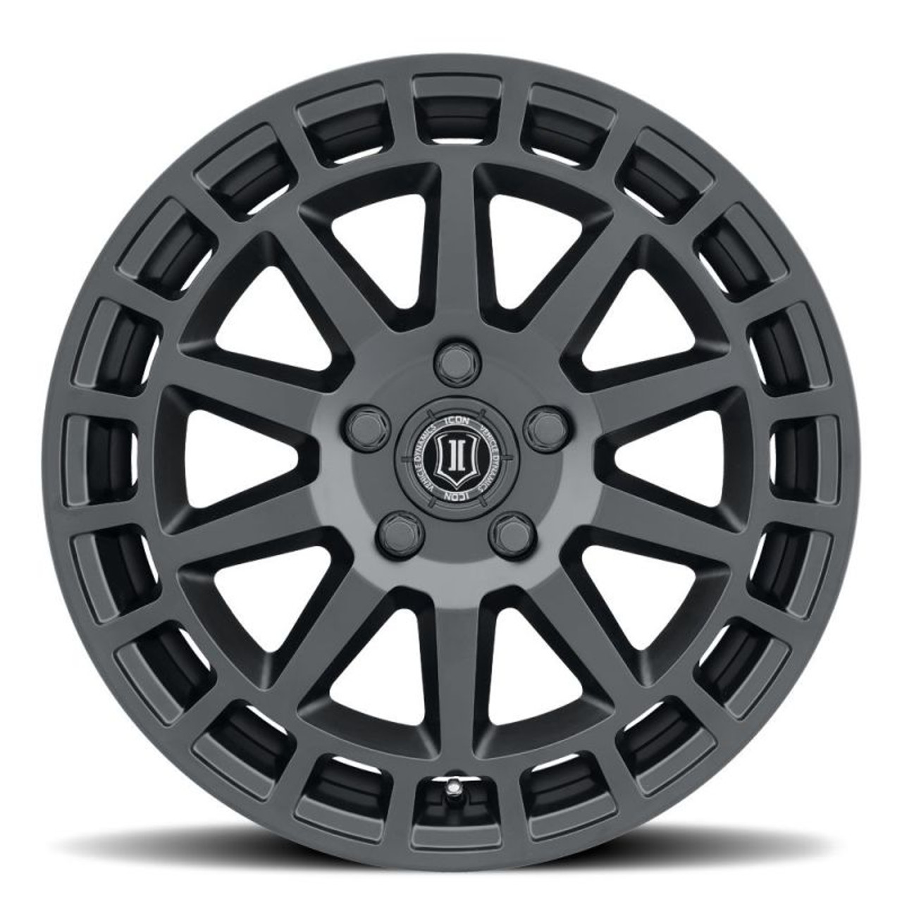 ICON Journey 17x8 5x4.5 38mm Offset 6in BS Satin Black Wheel - 7117806560SB Photo - Close Up