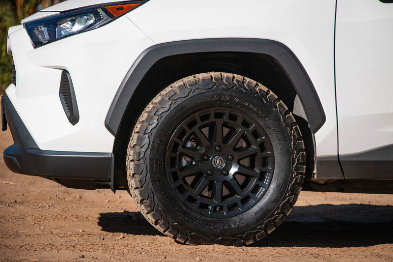 ICON Journey 17x8 5x4.5 38mm Offset 6in BS Satin Black Wheel - 7117806560SB Photo - lifestyle view