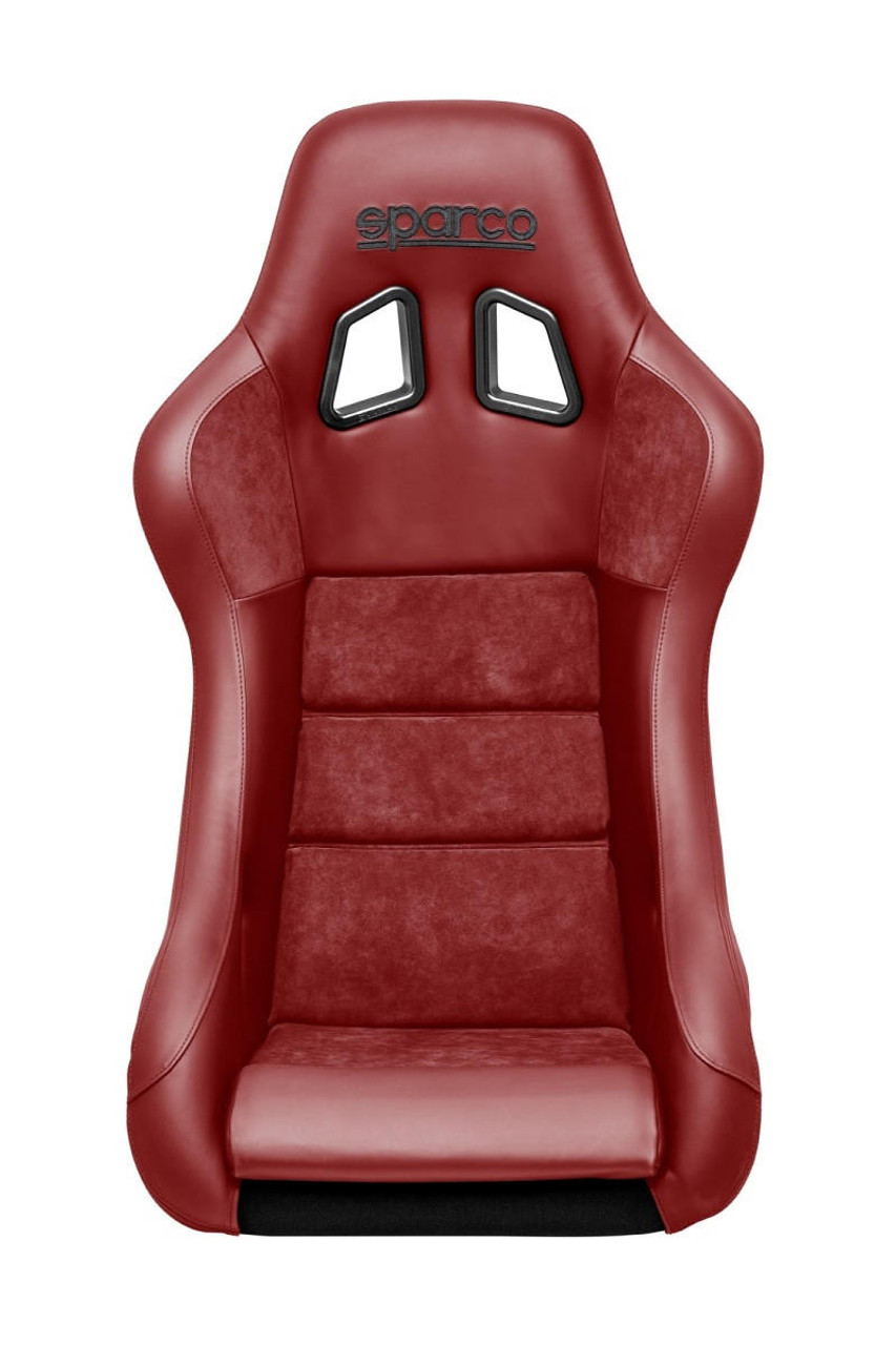 Sparco Seat QRT Performance Leather/Alcantara Red Must Use Side Mount 600QRT - 008012RPRS