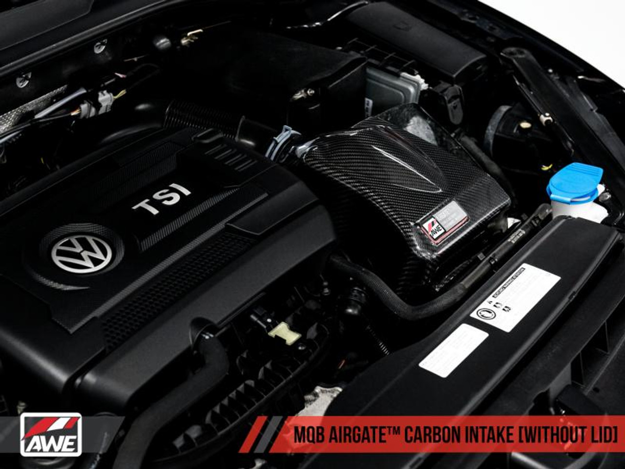 Awe Tuning AWE Tuning Audi / Volkswagen MQB 1.8T/2.0T/Golf R Carbon Fiber AirGate Intake w/ Lid - 2660-15024