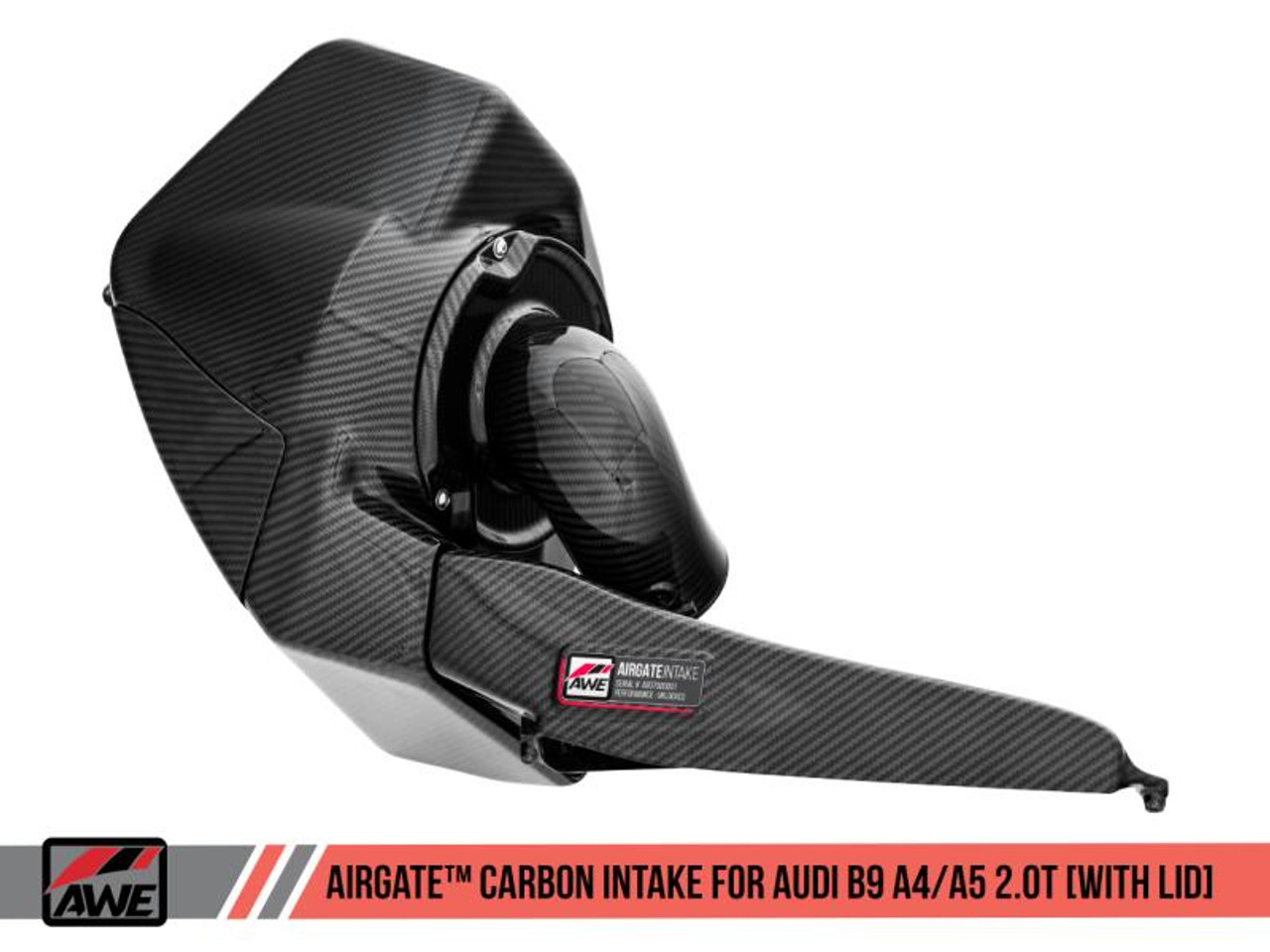 Awe Tuning AWE Tuning Audi B9 A4/A5 2.0T Quattro Carbon Fiber AirGate Intake w/ Lid - 2660-15028