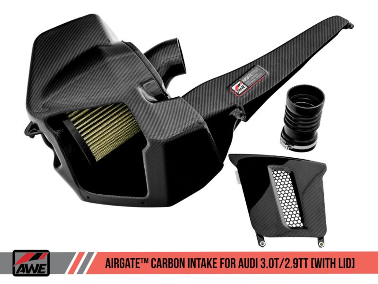 Awe Tuning AWE Tuning Audi B9/B9.5 S4/S5/RS5 3.0T Carbon Fiber AirGate Intake w/ Lid - 2660-15032