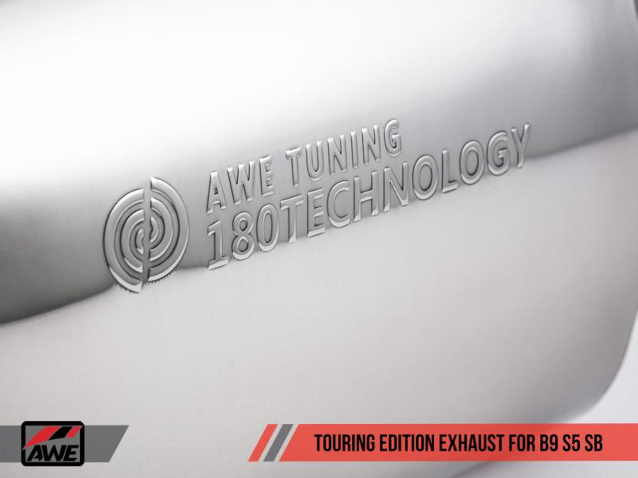 Awe Tuning AWE Tuning Audi B9 S5 Sportback Touring Edition Exhaust - Non-Resonated Black 90mm Tips - 3020-43062