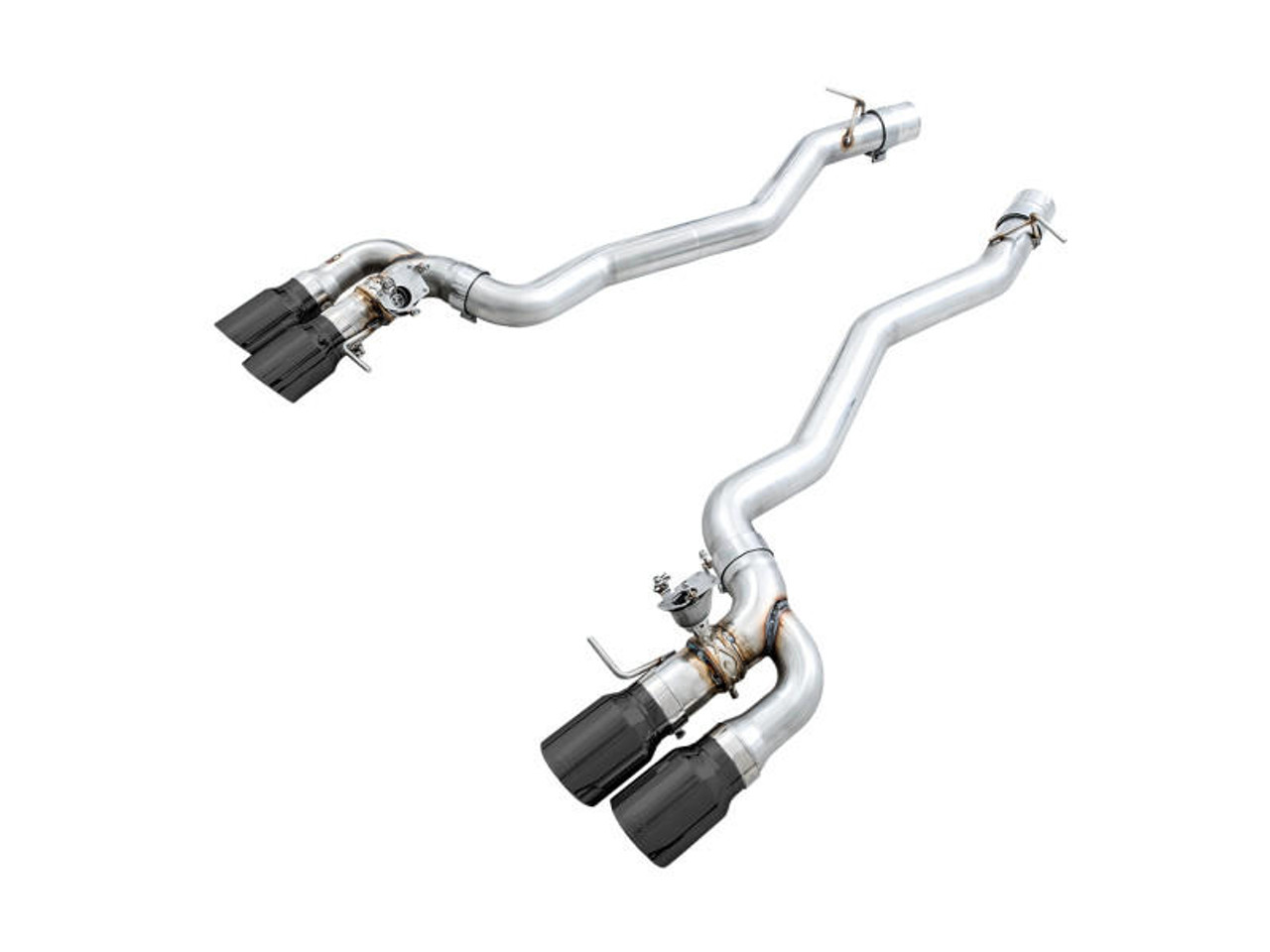 Awe Tuning AWE Tuning 18-19 BMW M5 F90 4.4T AWD SwitchPath Axle-back Exhaust - Diamond Black Tips - 3025-43065