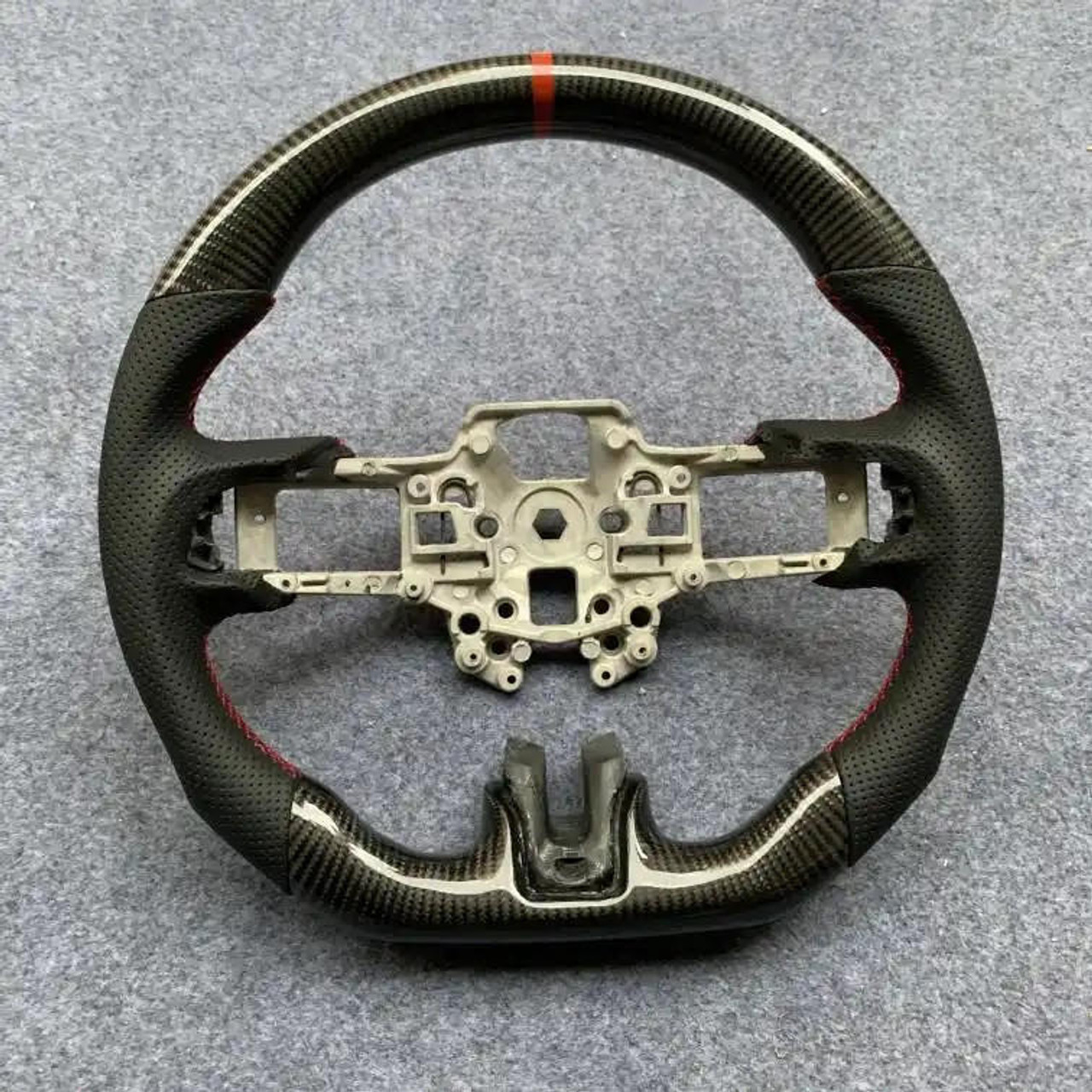 Hyper-Carbon Carbon Fiber Steering Wheel 2018-2022 Mustang