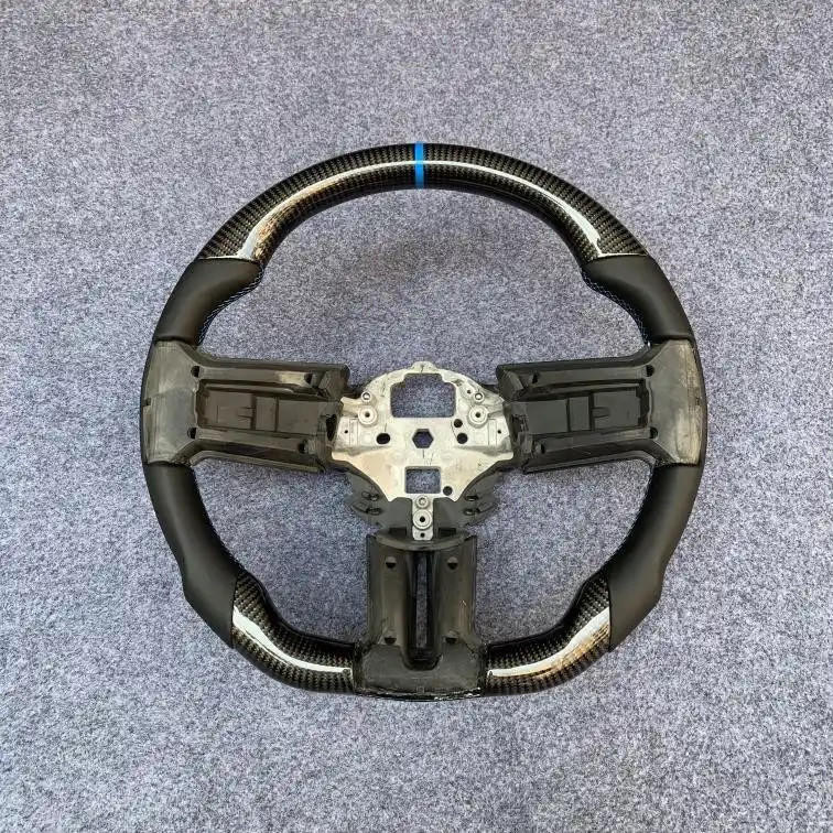 Hyper-Carbon Carbon Fiber Steering Wheel 2010-2014 Mustang