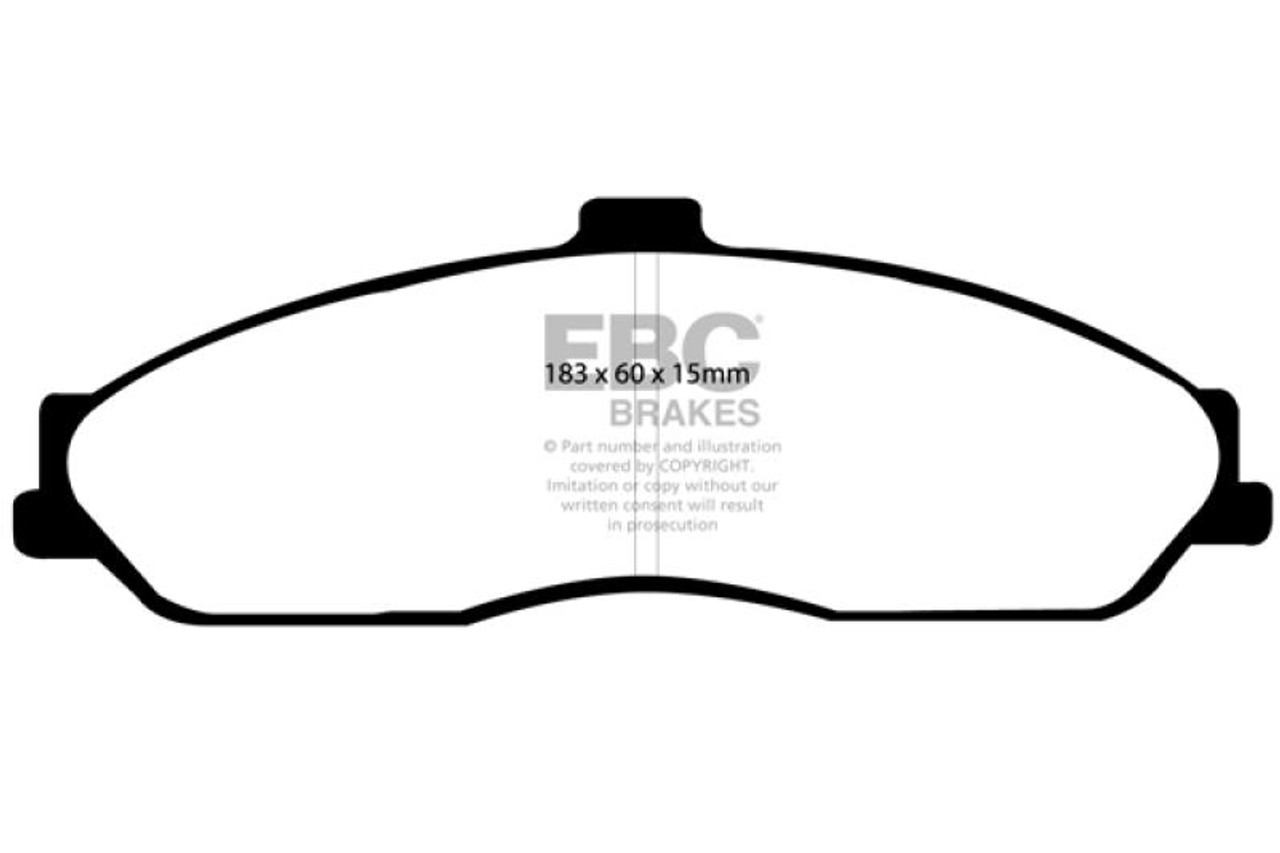 EBC EBC 03-04 Cadillac XLR 4.6 Redstuff Front Brake Pads - DP31162C