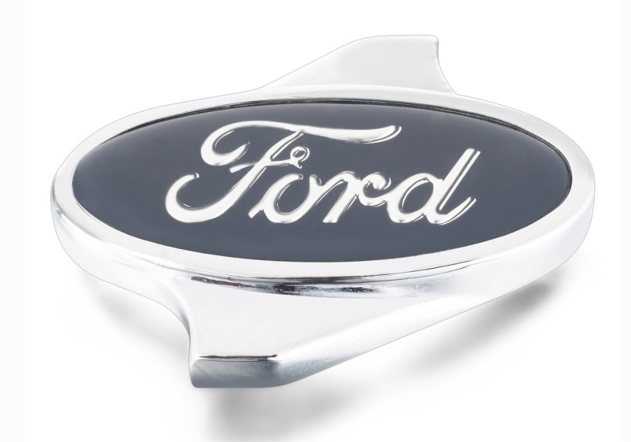 Ford Racing Air Cleaner Nut w/ Ford Logo - Chrome - 302-333 Photo - Unmounted