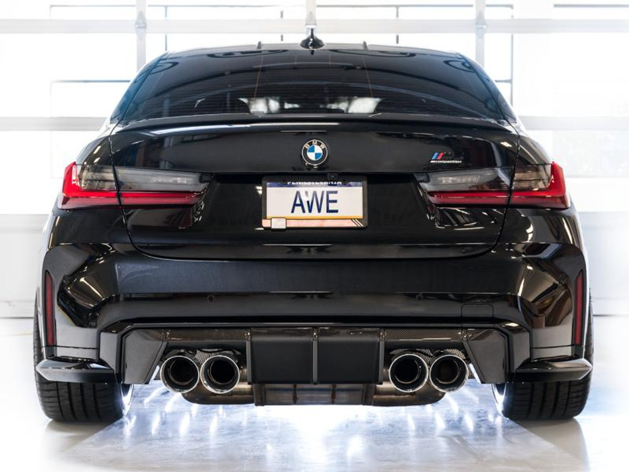 Awe Tuning AWE SwitchPath Catback Exhaust for BMW G8X M3/M4 - Chrome Silver Tips - 3025-43480