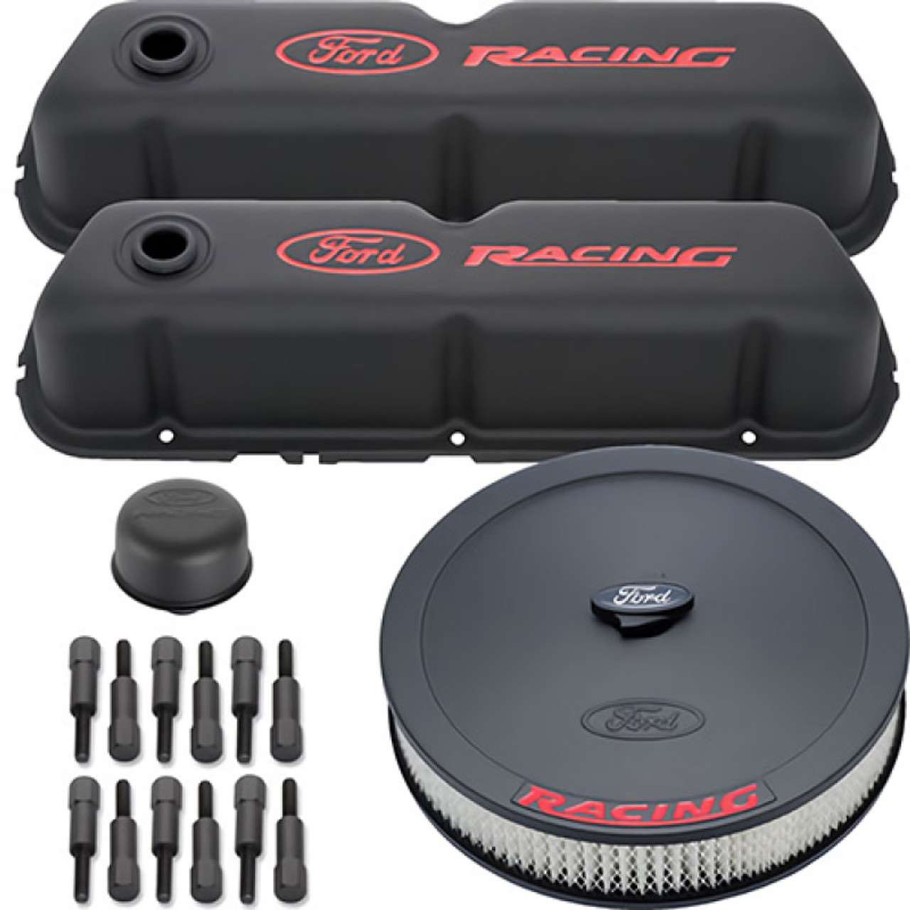 Ford Racing Complete Dress Up Kit Black Crinkle Finish - 302-500 User 1