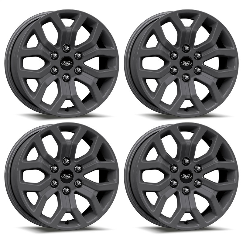 Ford Racing 15-22 F-150 18x7.5in Matte Gray Wheel Kit - M-1007K-1875G Photo - Primary