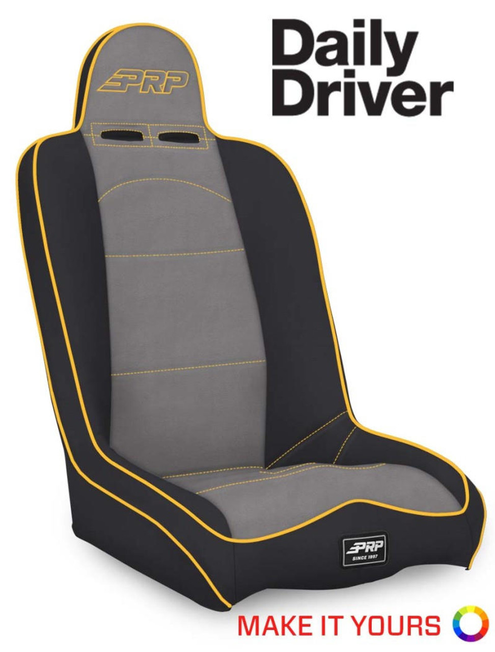 PRP Seats PRP Daily Driver Low Back Extra Wide Suspension Seat - A140212