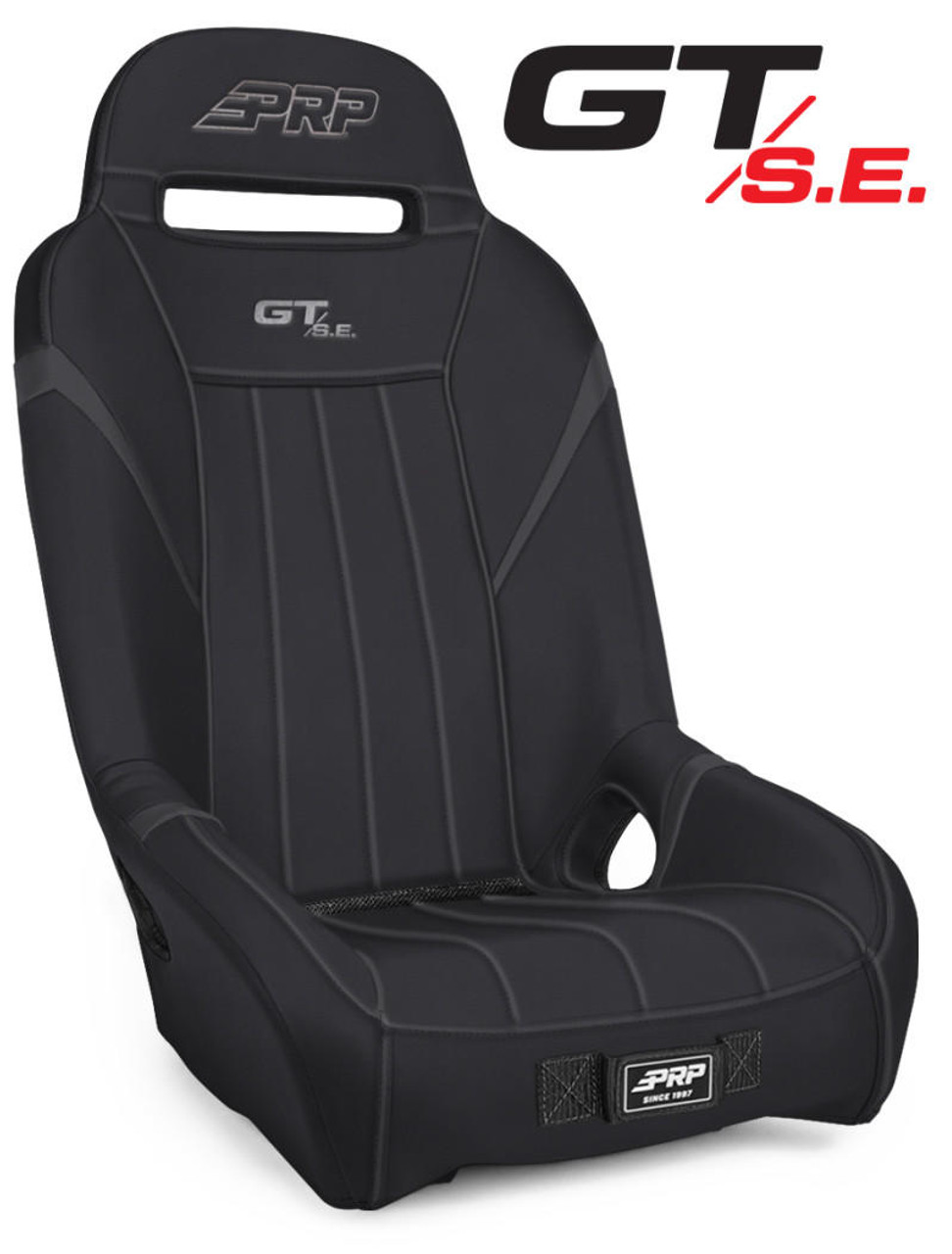 PRP Seats PRP GT/SE 1In Extra Wide Suspension Seat- Black / Dark Grey - A5709-291