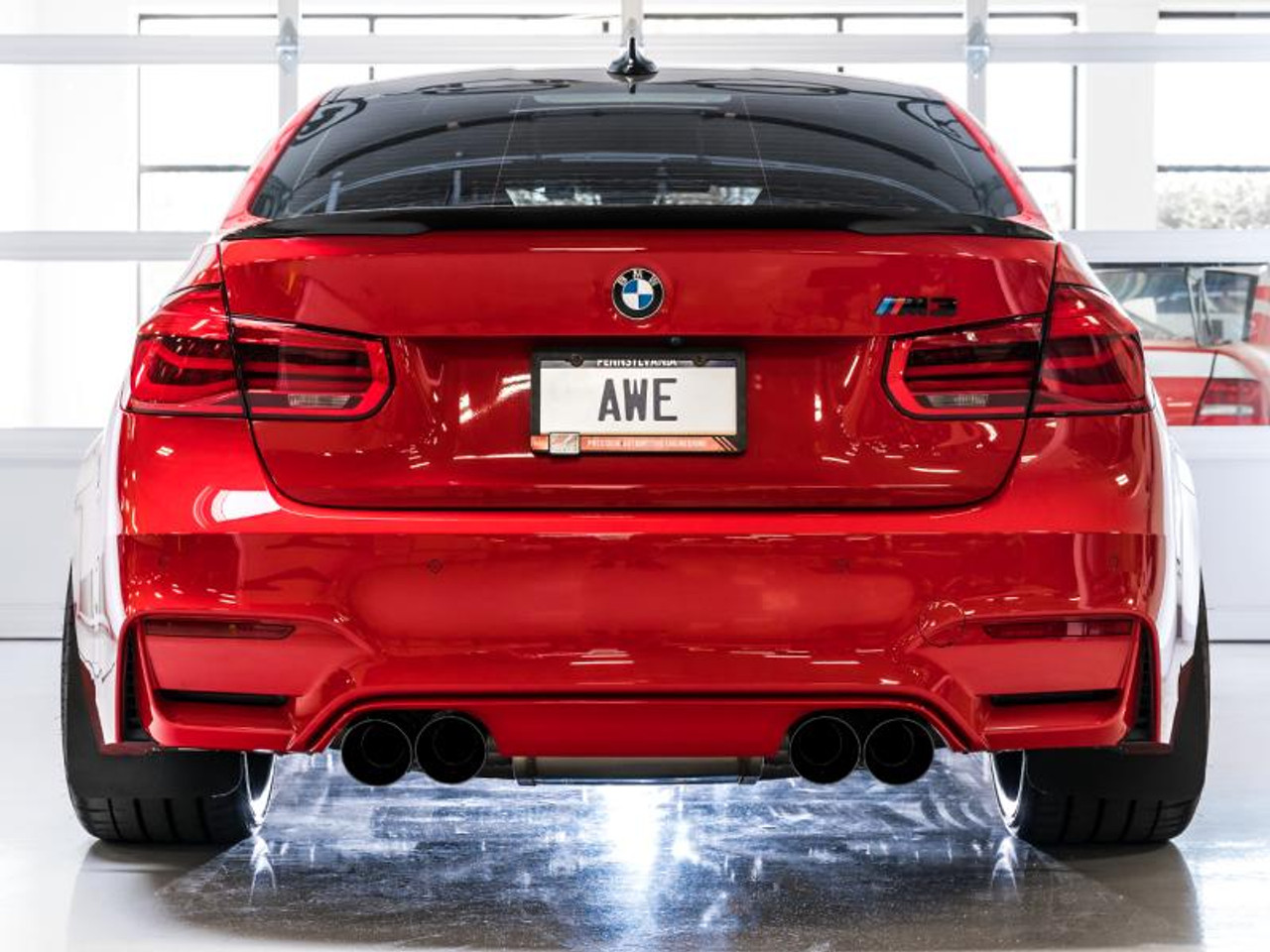 Awe Tuning AWE Tuning BMW F8X M3/M4 Track Edition Catback Exhaust - Chrome Silver Tips - 3020-42082