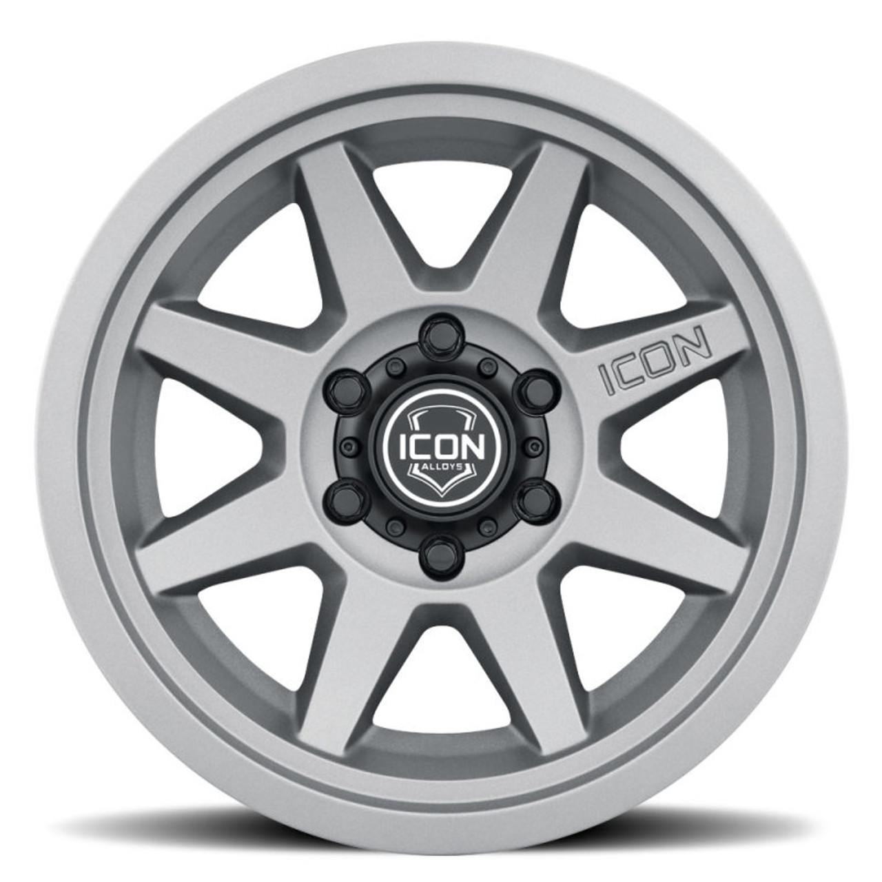 ICON Rebound 17x8.5 5x5 -6mm Offset 4.5in BS 71.5mm Bore Charcoal Wheel - 1917857345CH Photo - Close Up