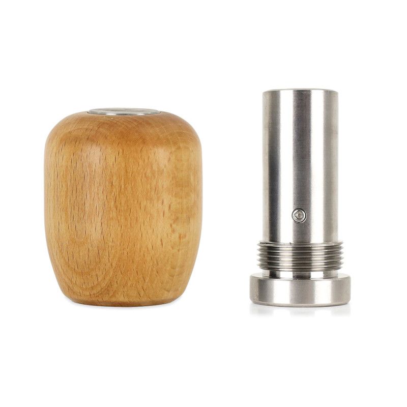 Mishimoto Short Steel Core Wood Shift Knob - Beech - MMSK-WD-SBE User 1