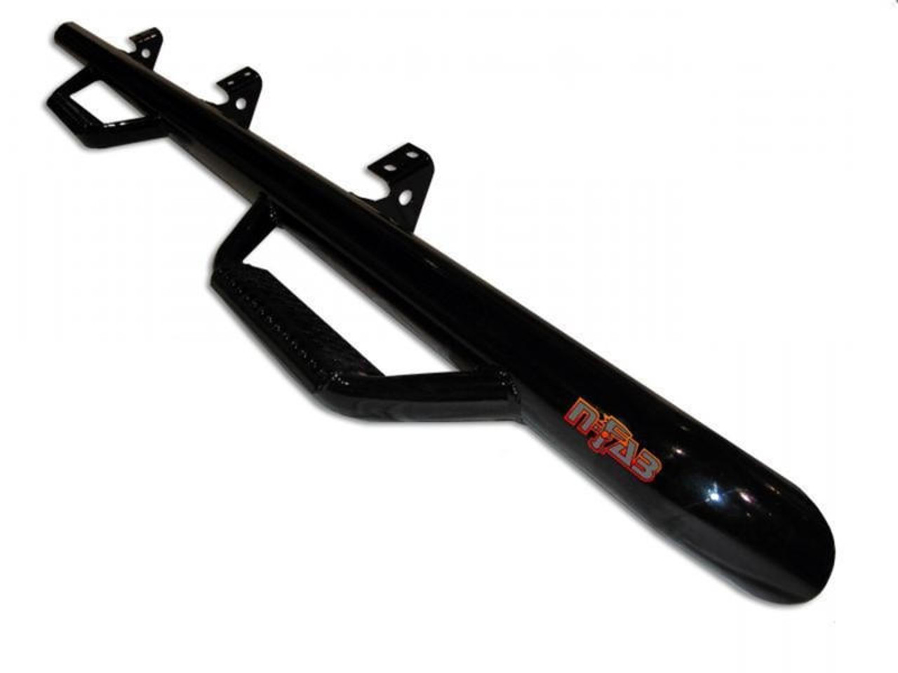 N-Fab Nerf Step 96-98 Chevy-GMC 1500/2500 Ext Cab 3 Door 6.5ft Bed - Gloss Black - W2W - 3in - C88893D