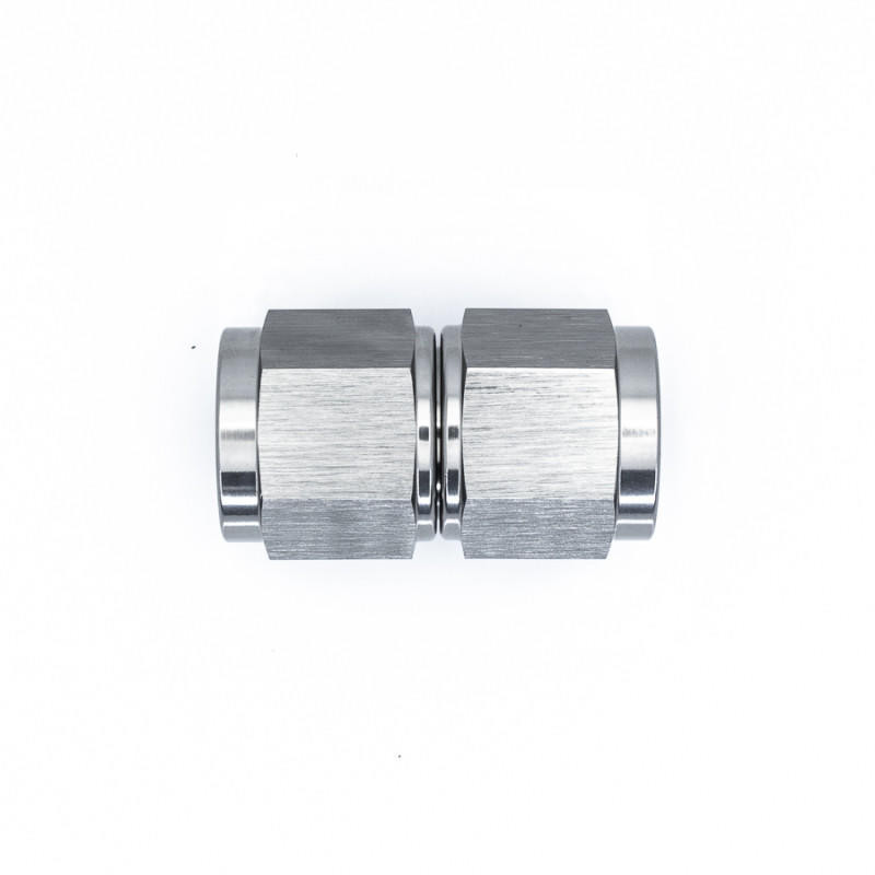 DeatschWerks 8AN Flare Female Swivel to 8AN Flare Female Swivel - Anodized Matte Black - 6-02-0210-B