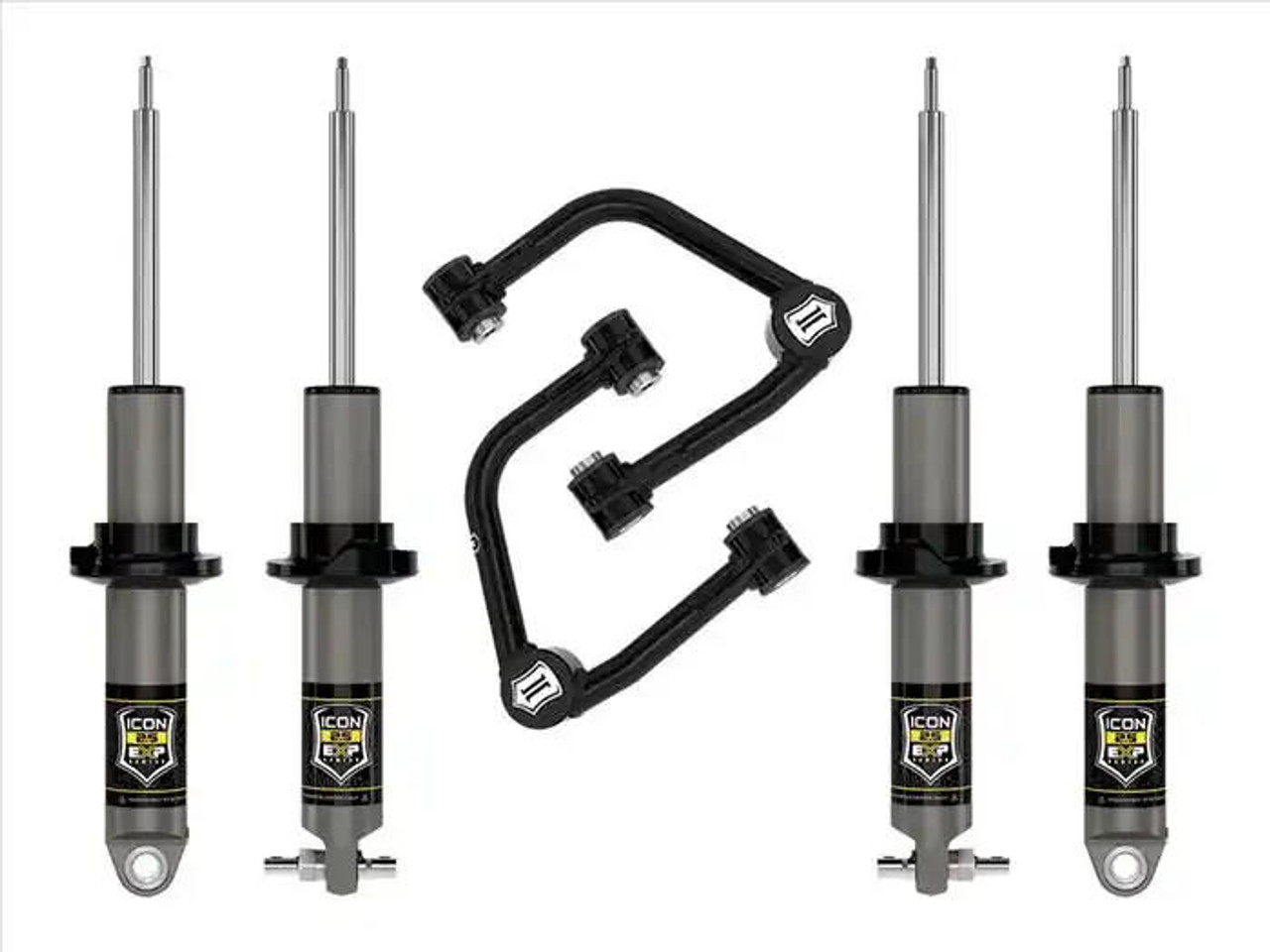 ICON 2021+ Ford Bronco Hoss 1.0 Pkg Stage 2 Suspension System Tubular (1.5 - 3in Lift) - K40002T 