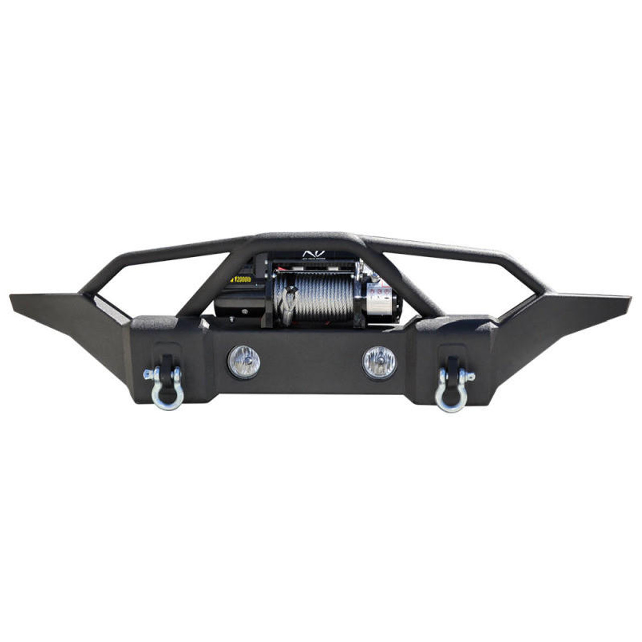  DV8 Offroad 07-18 Jeep Wrangler JK/JL FS-1 Full Length Steel Front Bumper - FBSHTB-01 