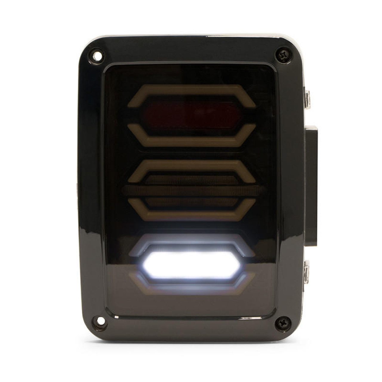  DV8 Offroad 07-18 Jeep Wrangler JK Octagon LED Tail Light - TLJK-02 