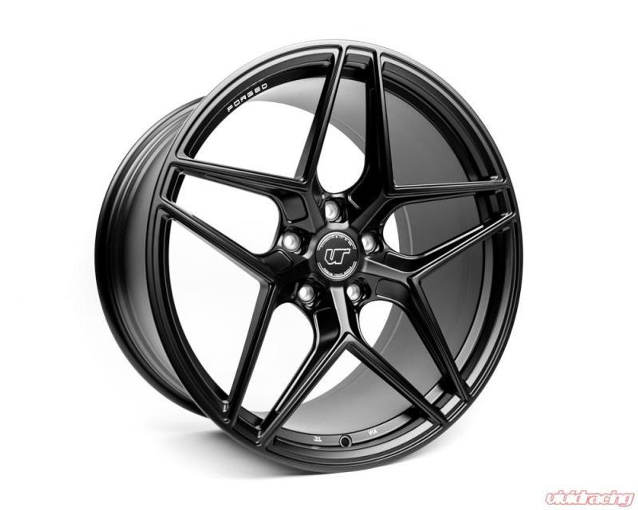 Vivid Racing VR Forged D04 Wheel Matte Black 21x12 +45mm 5x114.3 - VR-D04-2112-45-51143-MBLK 