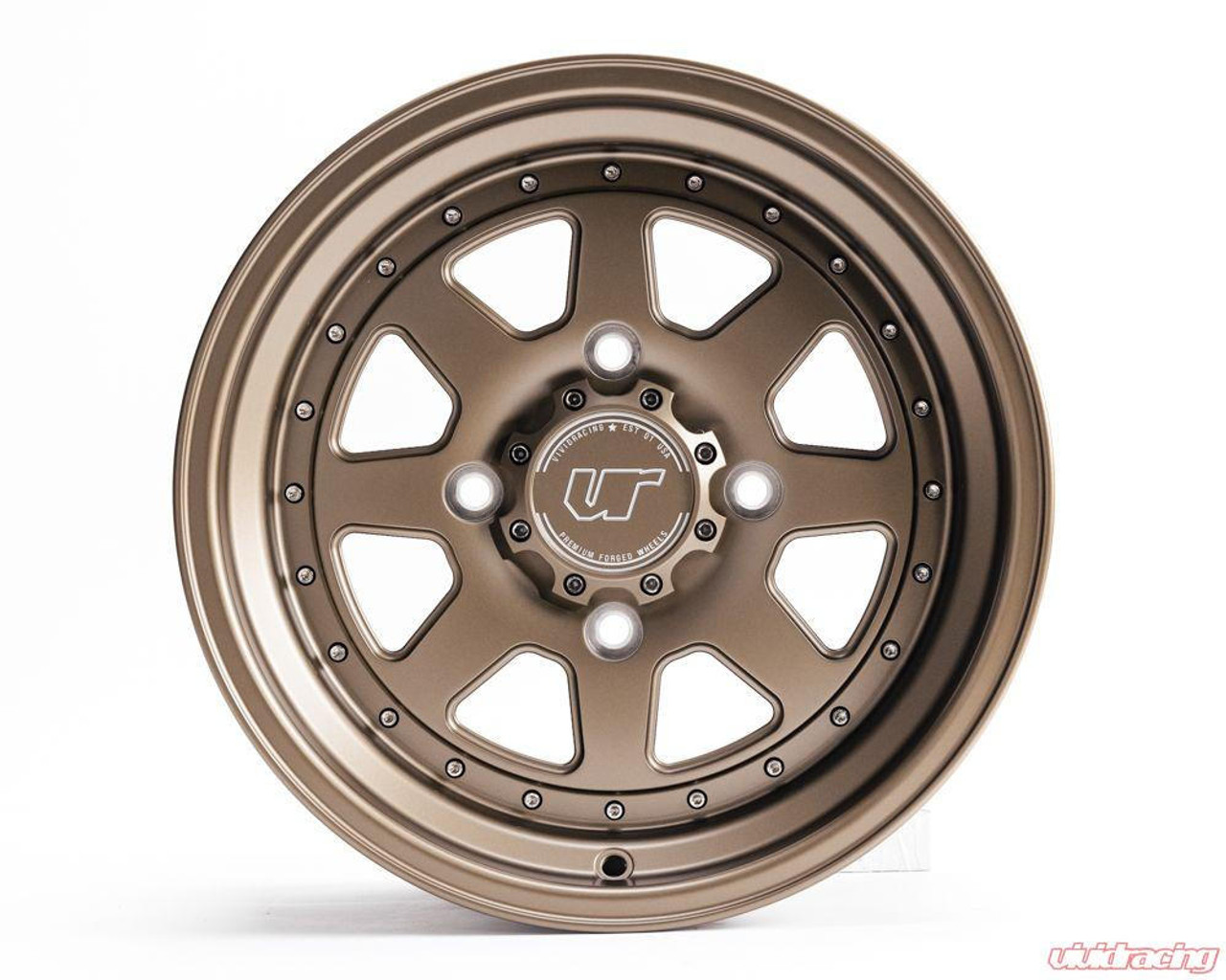 Vivid Racing VR Forged D15 Wheel Satin Bronze 15x7.0 +13mm 4x137 - VR-D15-1570-13-4137-SBZ 